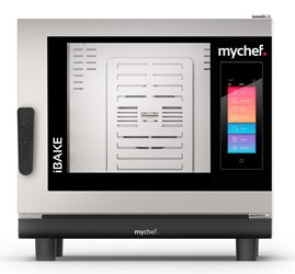 Piec konwekcyjno-parowy elektryczny | piekarniczo-cukierniczy | automatyczny system myjący | 4x600x400 |  7,3 kW | 400 V | Mychef iBake 4E TSC | System TSC - najwyższa stabilność temperatury