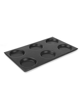 GN 1/1 aluminum tray with molds, with non-stick coating HENDI 808757