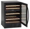 Winiarka | chłodziarka do wina | dwustrefowa | 164 l | na 44 butelki | 595x561x865 mm | SV85B