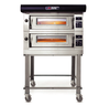 PROMOTION! Electric pizza oven (2 chamber) with hood and base - MORETTI FORNI AMALFI B