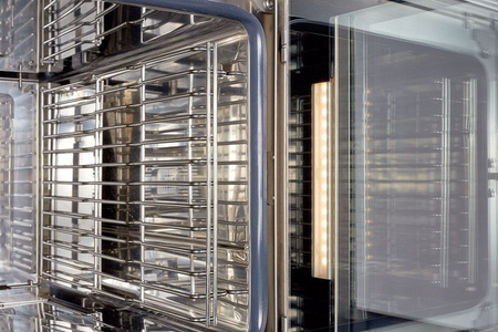 Piec konwekcyjno-parowy elektryczny | piekarniczo-cukierniczy | automatyczny system myjący | 10x600x400 |  18,9 kW | 400 V | Mychef BAKE MASTER 10E  TSC | System TSC - najwyższa stabilność temperatury