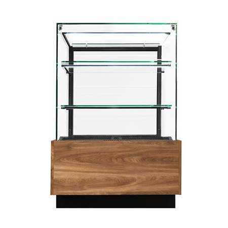 Witryna cukiernicza chłodnicza Dolce Visione Breve Premium 700 | podświetlany cokół | wersja obniżona | 700x670x1110+/-10 mm
