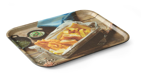 Taca do serwowania antypoślizgowa, z nadrukiem  | HENDI 508022