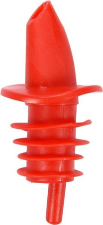 STOPPER WITH TUBE PLASTIC RED | YG-07128