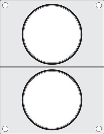 Matrix for CAS CDS-01 sealing machine for two soup containers fi 115 HENDI 805367