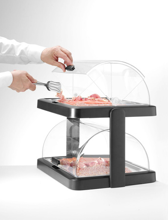 Witrynka chłodząca - podwójna | HENDI 871812