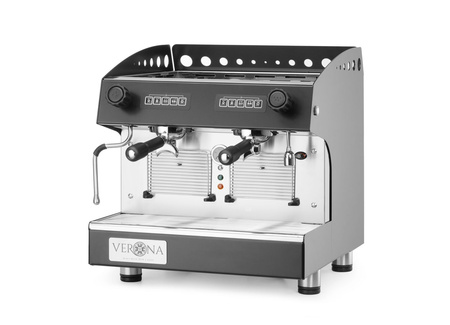 Ekspres do kawy JULIA Compact, 2-grupowy, automatyczny, czarny HENDI 207499