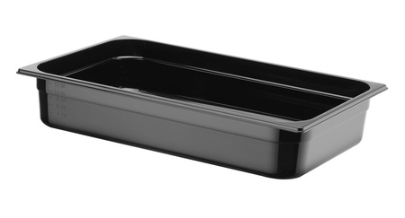 Pojemnik GN1/1-100 z czarnego poliwęglanu HENDI 862223