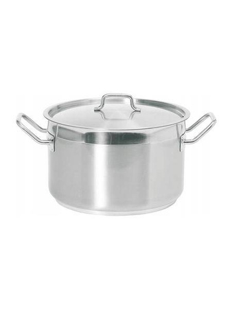 Medium pot with lid Profi Line, capacity.2 l, fi.160x(H)110 mm HENDI 831007