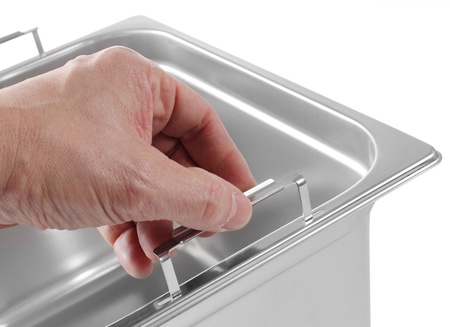 Pojemnik GN 1/1 h 200 mm, z uchwytami chowanymi HENDI 803202