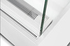 Witryna cukiernicza chłodnicza Dolce Visione Basic 700 BIANCO | 700x670x1300 mm | białe wnętrze