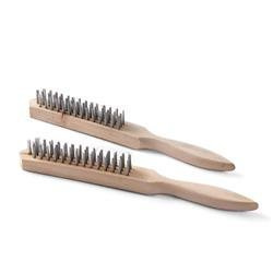 Steel grill brush - length 290mm - set of 2 pcs. HENDI 525517