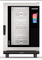 Piec konwekcyjno-parowy elektryczny | piekarniczo-cukierniczy | automatyczny system myjący | 10x600x400 |  18,9 kW | 400 V | Mychef iBake 10E TSC | System TSC - najwyższa stabilność temperatury
