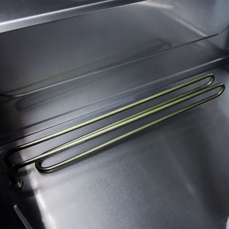 Zmywarko-wyparzarka Power Digital z pompą płuczącą i dozownikiem, 6,65 kW, 400 V, Stalgast 801565