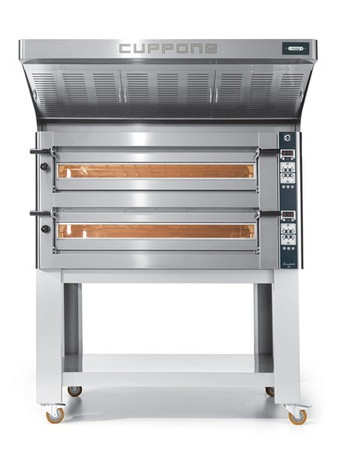 Piec do pizzy elektryczny Cuppone Donatello | dwukomorowy | panel cyfrowy | 6+6x36 | DN635L/2 CD