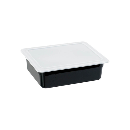 Polycarbonate container, black, GN 1/2, H 100 mm STALGAST 152102