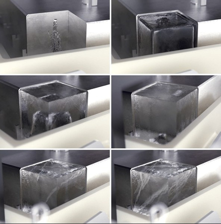 Kostkarka do lodu Hoshizaki KM 140C-HC-W | 138 kg/24h | chłodzona powietrzem | czyszczenie automatyczne | kostka półksiężyc | 38x29x13 mm