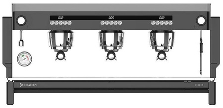 3-Gruppen-Kaffeemaschine EX3 3GR B PID | 4,35 kW | Top Version