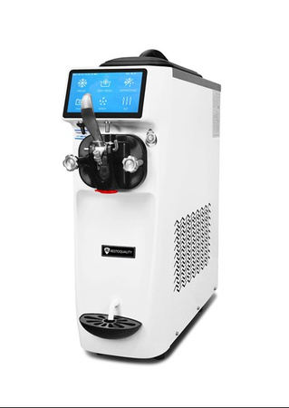 Maszyna do lodów włoskich RQ16ERLWF | 1 smak | pompa napowietrzająca | nocne chłodzenie | duży wyświetlacz | nastawna | 6l