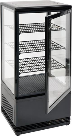 WITRYNA CHŁODNICZA 78L 42x38x96 CZARNA | YG-05056