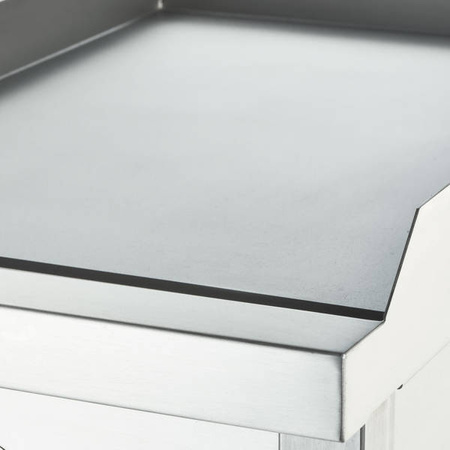 Płyta grillowa gazowa, chromowana, gładka, P 13 kW, U 230 V, G30 STALGAST 9737130