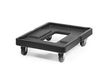 Wózek do pojemnika termoizolacyjnego, AmerBox, czarny, 680x540x(H)160mm  | HENDI 878026