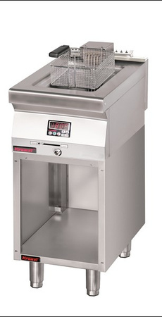 electric fryer 1x8l 8kW on open cabinet base 700.FE-10f.S Kromet