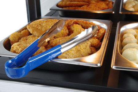 Szczypce do serwowania HACCP 250 mm niebieskie HENDI 171844