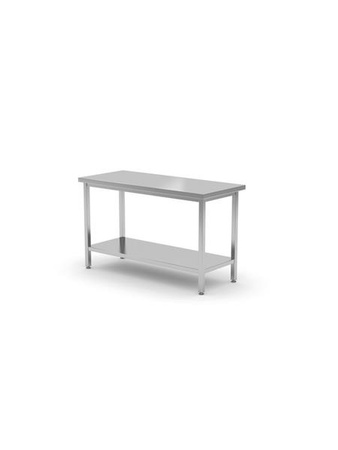 Center table with shelf - bolted, with dimensions. 800x700x850 mm HENDI 815830