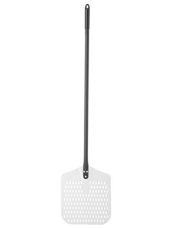 Aluminum pizza shovel, perforated 310x350x1350 mm HENDI 617137