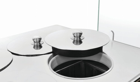 Dystrybutor do lodów | witryna do lodów Pozetti DV 10 | 10+8 tub | 1560x700x1200 mm |