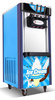 Italian ice cream machine | soft ice cream machine | overnight cooling | 2 flavors + mix | 2x5,8l