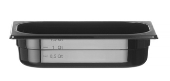 Pojemnik GN1/4-65 z czarnego poliwęglanu HENDI 862636