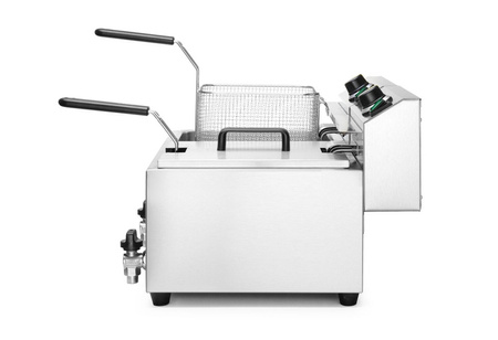 Masterpro 2 x 8 l fryer with drain tap HENDI 209301