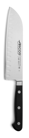 Nóż Santoku ze szlifem kulowym, seria ÓPERA, Arcos, czarny, (L)303mm HENDI 226600