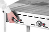 Grill gazowy Green Fire Profi Line 2-palnikowy - patelnia żeliwna i ruszt HENDI 149508