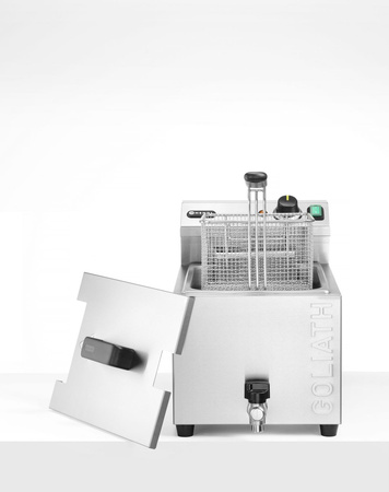 Frytownica XL z kranem spustowym HENDI GOLIATH, HENDI, 10L, 400V/10000W, 299x584x(H)375mm 209431