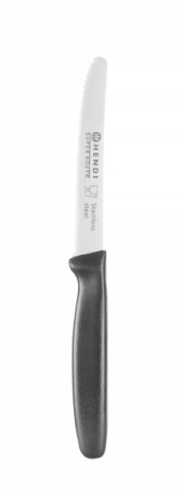 Mehrzweckmesser, HENDI 842089, gezahnt, schwarz, (L)220mm