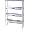 Aluminum storage rack for GN 1/1 containers STALGAST 686100