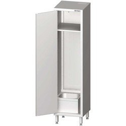 Steel cleaning cabinet with sink, 500x500x2000 mm 617000 STALGAST