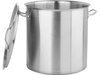 Stainless steel tall pot with lid 50x50CM 98L | YG-00020