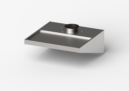 Okap do niskich pomieszczeń, skręcany, Gredil, 1010x1000x400 mm STALGAST 619110