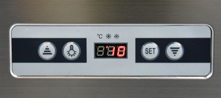 WITRYNA CHŁODNICZA 400L 65x65x190 CZARNA | YG-05068