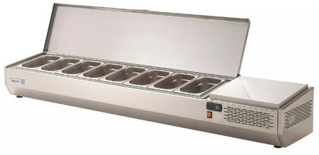 ESSENZIAL LINE EVL-180 refrigerated pizza display case