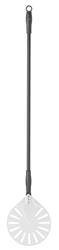 Aluminum pizza shovel, round, perforated 230x1200 mm HENDI 617168