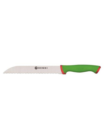 Bread cutting knife 175 mm, serrated, DUO HENDI 840542