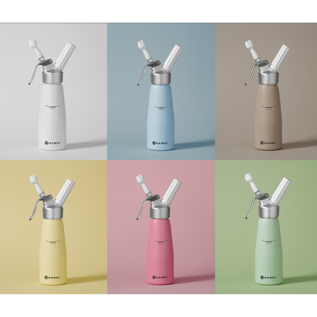 Syfon do bitej śmietany Kurt Scheller Edition, aluminiowy, fioletowy - HENDI 975886