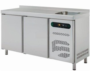 Stół mroźniczy ze zlewem 700 mm GN 1/1 ESSENZIAL LINE ETN-7-135-20 D S