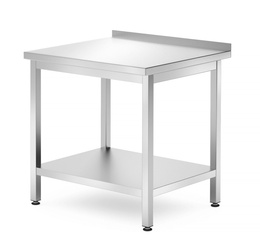 Stół roboczy przyścienny z półką - skręcany, o wym. 800x700x850 mm HENDI 812716