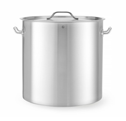 Garnek wysoki z pokrywką Budget Line, poj.71 l, fi.450x(H)450 mm HENDI 834909